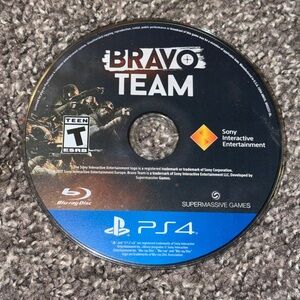 Sony PlayStation 4 PS4 VR Virtual Reality Bravo Team Video Game Rated T Teen Use